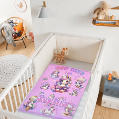 Custom Blanket with Childlike Style - Personalized Name - SDG