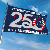 Personalized USA 250th Anniversary Flag