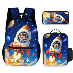 Personalized Rocket Backpack for Kids