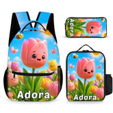 3D Flower Custom Backpack