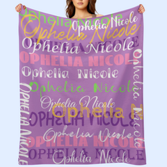 Personalized Name Blanket