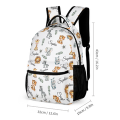 Friends Of The Forest Name Custom Backpack - Gift Ideas For Kids