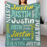 Livraison gratuite✈️Couverture de nom personnalisée, Bllacnket de nom personnalisé comme cadeau pour les amis des enfants