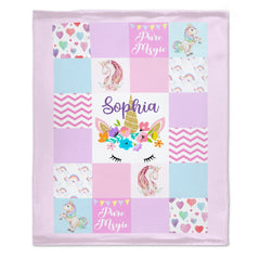 Personalized Blanket - Elephant Blanket - Shower Gifts - Elephant Nursery