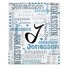 Livraison gratuite✈️Couverture personnalisée personnalisée avec nom multicolore - Parfaite pour les cadeaux d'anniversaire