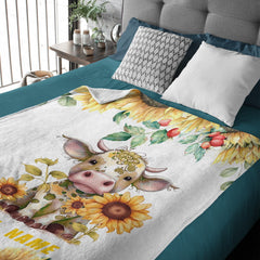 Custom Name Blanket Soft Warm Plush Lightweight Throw Blanket