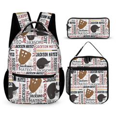 Personalized Name Custom Baseball Backpack