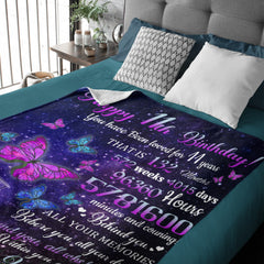 Livraison gratuite✈️Nom personnalisé Couverture d'anniversaire personnalisée - Cadeau créatif