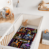 Boys Driving Trucks | Personalized Name and Photo Blankets | Gifts for Kids