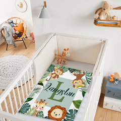 Personalized Baby Blankets for Boys Girls - Jungle Bulletin, Names of Our Friends