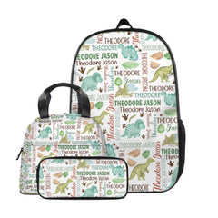 Personalized Dinosaur Name Backpack