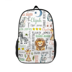 Personalized Animal Wool Backpack