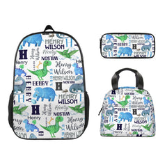 Personalized Dinosaur Name Custom Baby Backpack