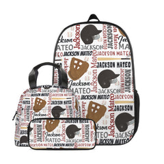 Personalized Custom Name Baseball Backpack