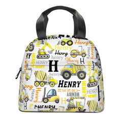 Personalized Custom Name Construction Backpack - Gift For Kids