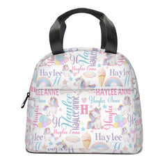 Personalized Rainbow Unicorn Name Custom Backpack