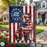 Betsy Ross Bulldog Patriotic Flag for 250 Years of America Anniversary