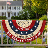 We The People 250 Fan Flag for 1776 2026 Anniversary Vintage Decor
