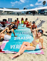 Name Custom Personalized Beach Towel - Birthday Gift