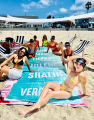 Name Custom Personalized Beach Towel - Birthday Gift