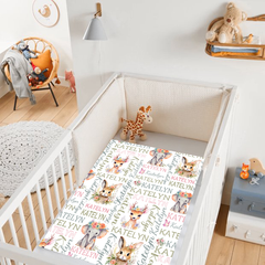 Customized Baby Blanket with Name for Girl for Baby Shower Christmas Birthday