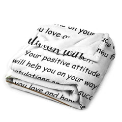 Personalized Name Custom Blanket - God Bless - Gifts for Kids
