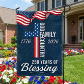 250 Years of Blessing God 1776 2026 Patriotic Flag