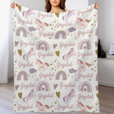Unicorns Dream of Personalized Blankets for KidsBaby