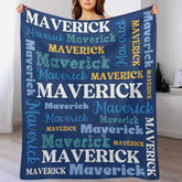 Personalized Name Blanket - Baby Shower and Newborn Baby Gift