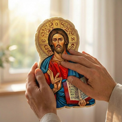 Religious Icon Pillow – Personalized Christian Faith Cushion