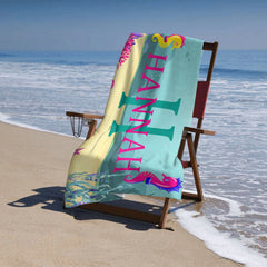 My Own Beachy Name Beach Towel