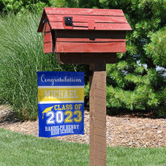 Custom Graduation Garden Flags Senior Gift