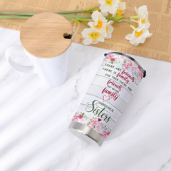 Il y a des amis, il y a de la famille - Cadeau pour Bestie - Gobelets personnalisés