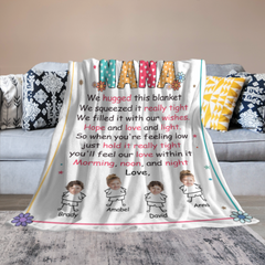 Feel Our Love Within It Nana - Personalized Blanket - Birthday Mother's Day Gift For Grandma, Nana, Mom
