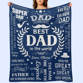 Meilleur papa du monde Couvertures pour les cadeaux de papa