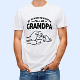 A Great Grandpa's Full Of Strength - Family Personalized Custom Unisex T-shirt - Father's Day, Birthday Gift For Grandpa - lovscape