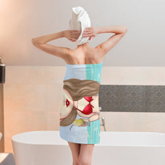 At The Beach Pool Party - Personalized Beach Custom Beach Towel - Gifts for Friends - Lovscape