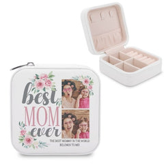 Best Mom Ever Custom Photo Jewelry Box - Lovscape