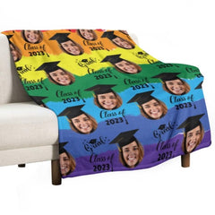 Class Of 2023 Graduation Blanket Custom Face - Lovscape