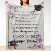 Class of 2023 Name Custom Blanket-Graduation Gift - Lovscape
