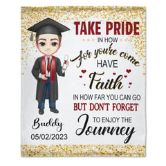 Congratulations Class of 2023 Best Gift For Graduation's Day - Personalized Graduation Blanket - Lovscape