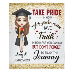 Congratulations Class of 2023 Best Gift For Graduation's Day - Personalized Graduation Blanket - Lovscape