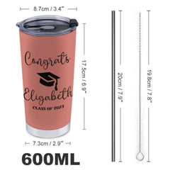 Custom Graduation Congrats Tumblers Class of 2023 - Graduation Gift - Lovscape
