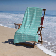 Custom Name Beach Towel - Lovscape