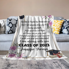 Custom Name Blanket - Class of 2023 Graduation Gift - Lovscape