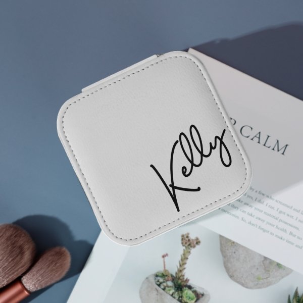 Custom Name Jewelry Box - Gift for Her - Lovscape