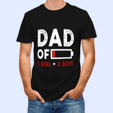 Dad Of The Boys And Girls - Gift for Dad, Personalized Unisex T-Shirt - lovscape