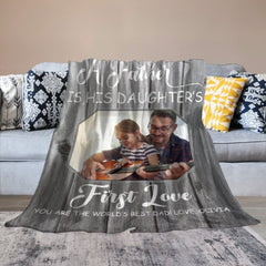 First Memories Photo Blanket - Gift for Dad - Lovscape