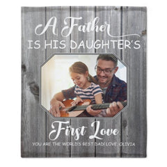 First Memories Photo Blanket - Gift for Dad - Lovscape