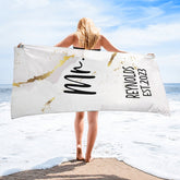 For The Couple Beach Towel - Lovscape